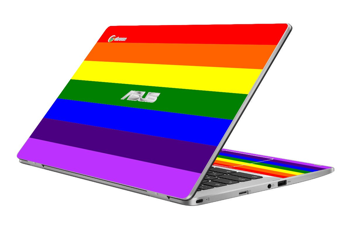 ASUS Chromebook C423NA PRIDE FLAG Laptop Skin
