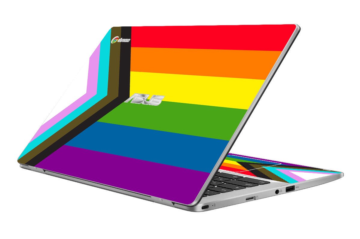 ASUS Chromebook C423NA PROGRESSIVE PRIDE FLAG Laptop Skin