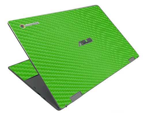 Asus Chromebook CX1500CN GREEN CARBON FIBER Laptop Skin