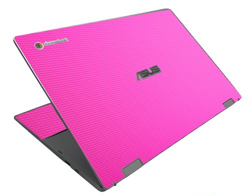Asus Chromebook CX1500CN PINK CARBON FIBER Laptop Skin
