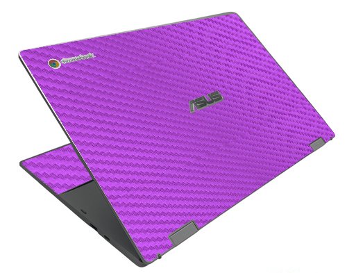 Asus Chromebook CX1500CN PURPLE CARBON FIBER Laptop Skin
