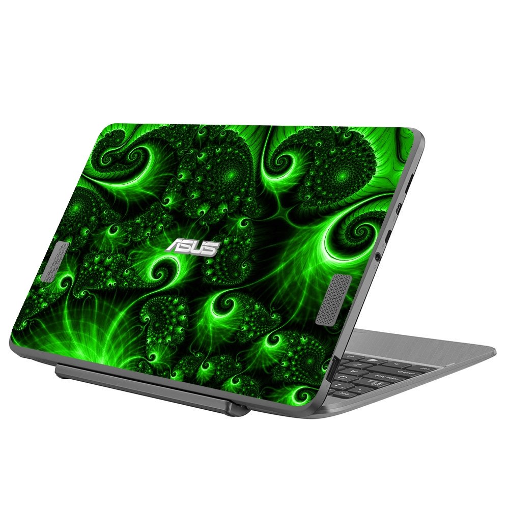 Asus Transformer Book T101HA GREEN SWIRLS Tablet Skin