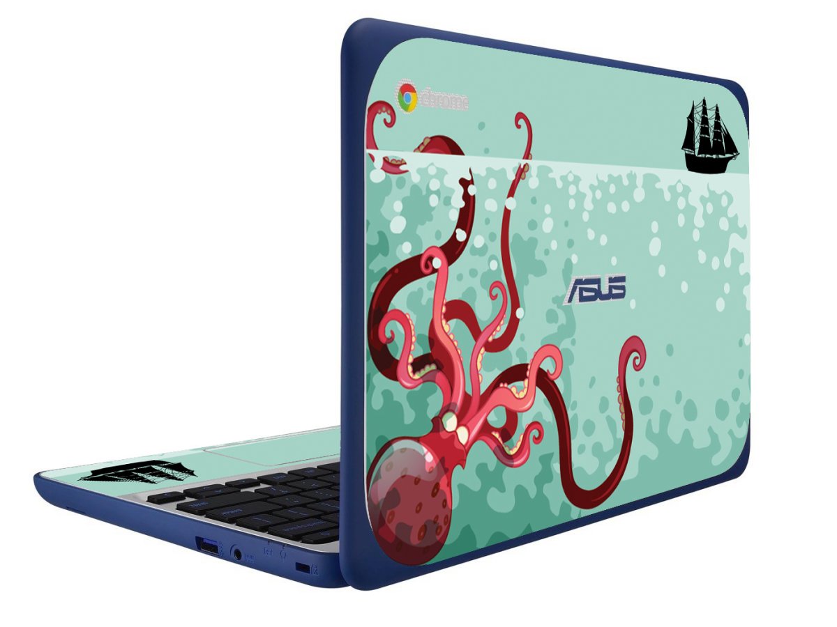 ASUS Chromebook C202S KRACKEN ATTACK Laptop Skin