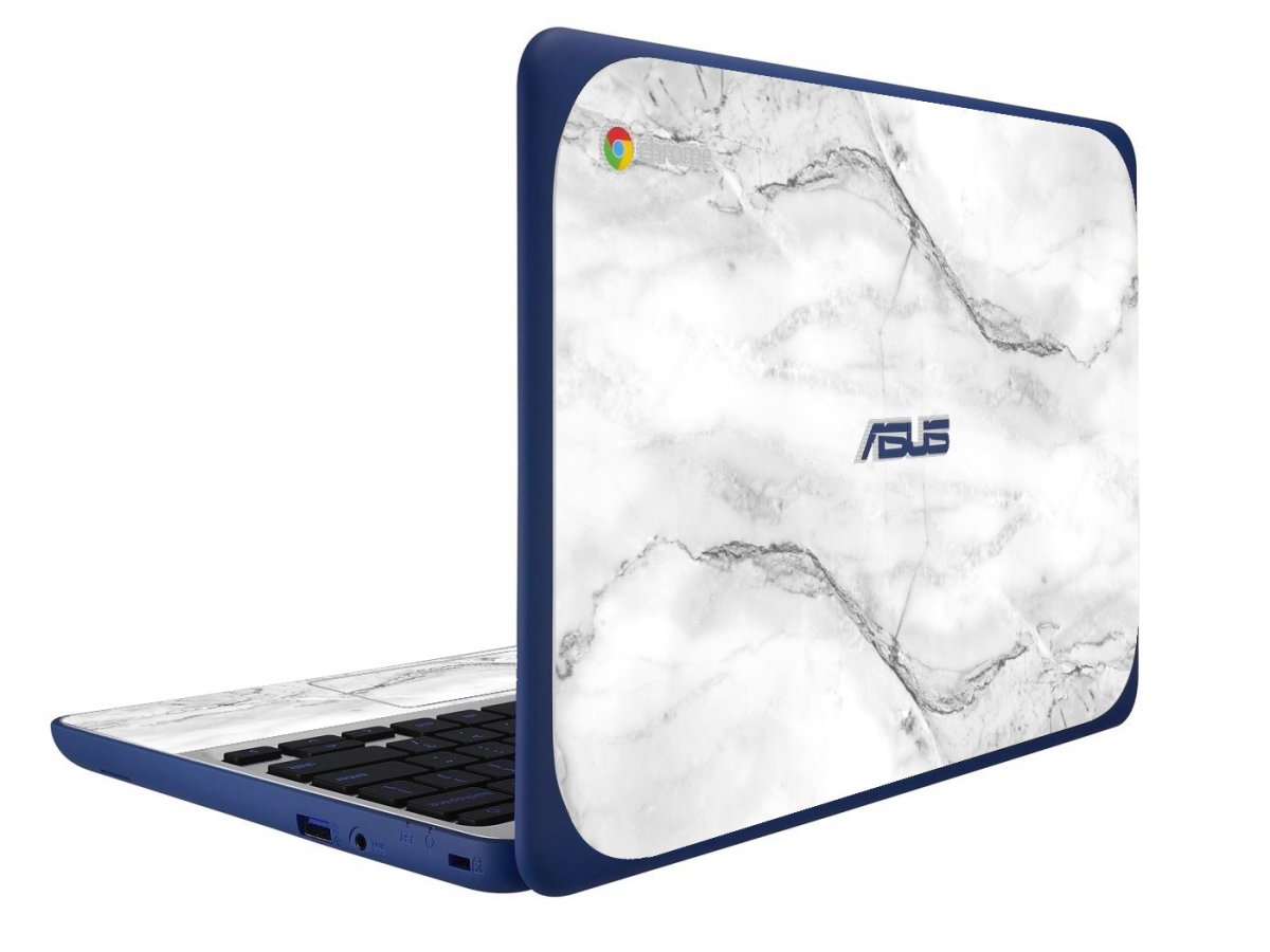 ASUS Chromebook C202S WHITE MARBLE Laptop Skin