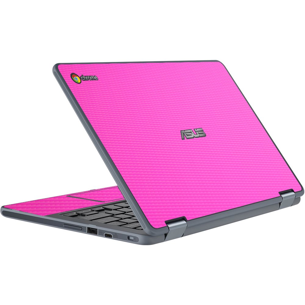 Asus Chromebook C213SA PINK CARBON FIBER Laptop Skin