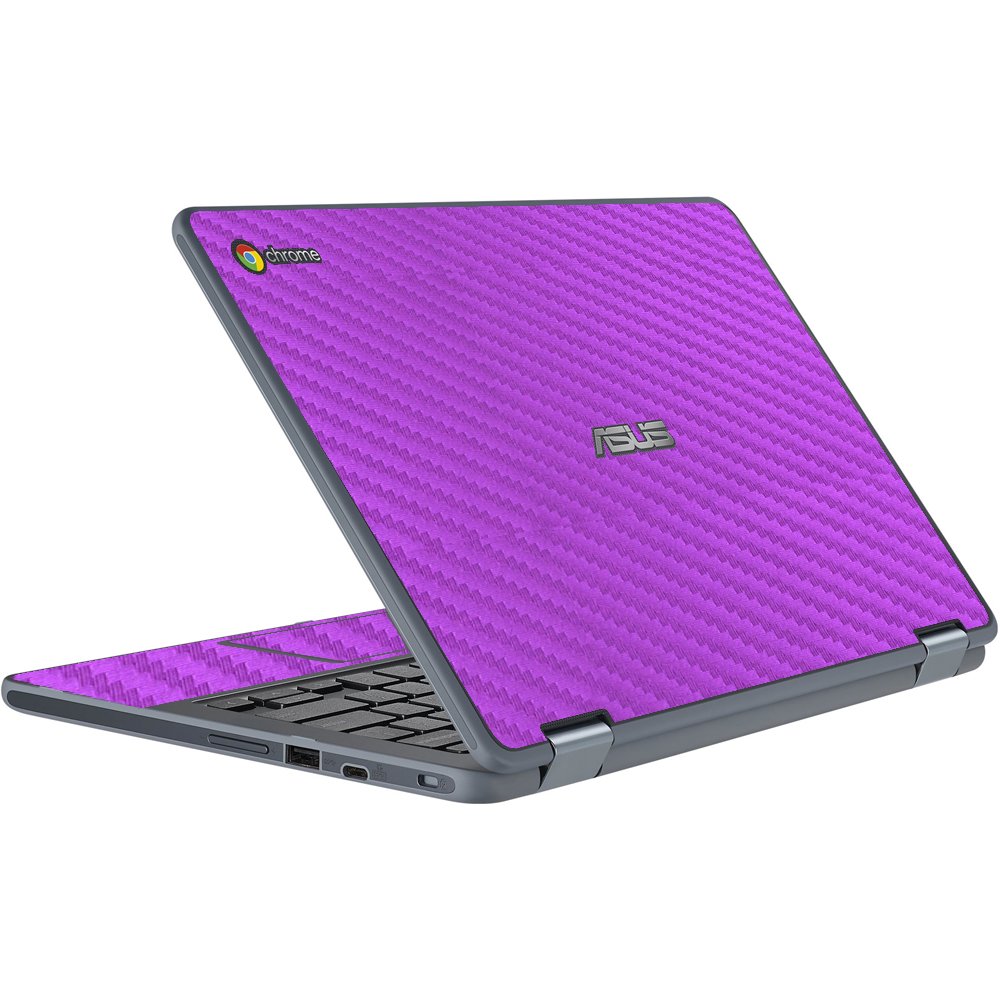 Asus Chromebook C213SA PURPLE CARBON FIBER Laptop Skin