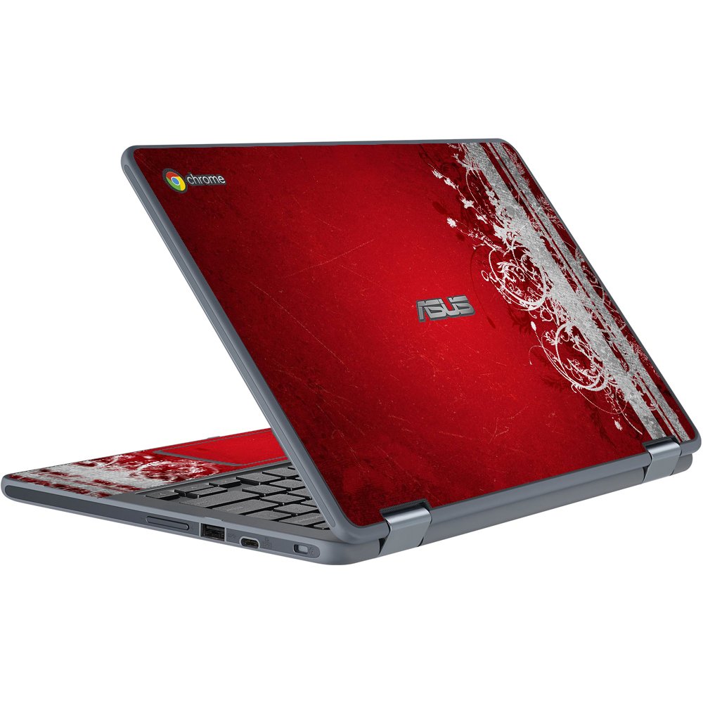 Asus Chromebook C213SA RED GRUNGE Laptop Skin