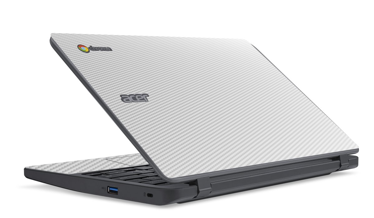 Acer Chromebook C732 WHITE CARBON FIBER Laptop Skin