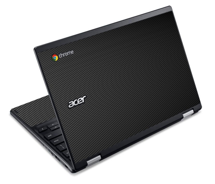 Acer ChromebookC738T BLACK CARBON FIBER Laptop Skin