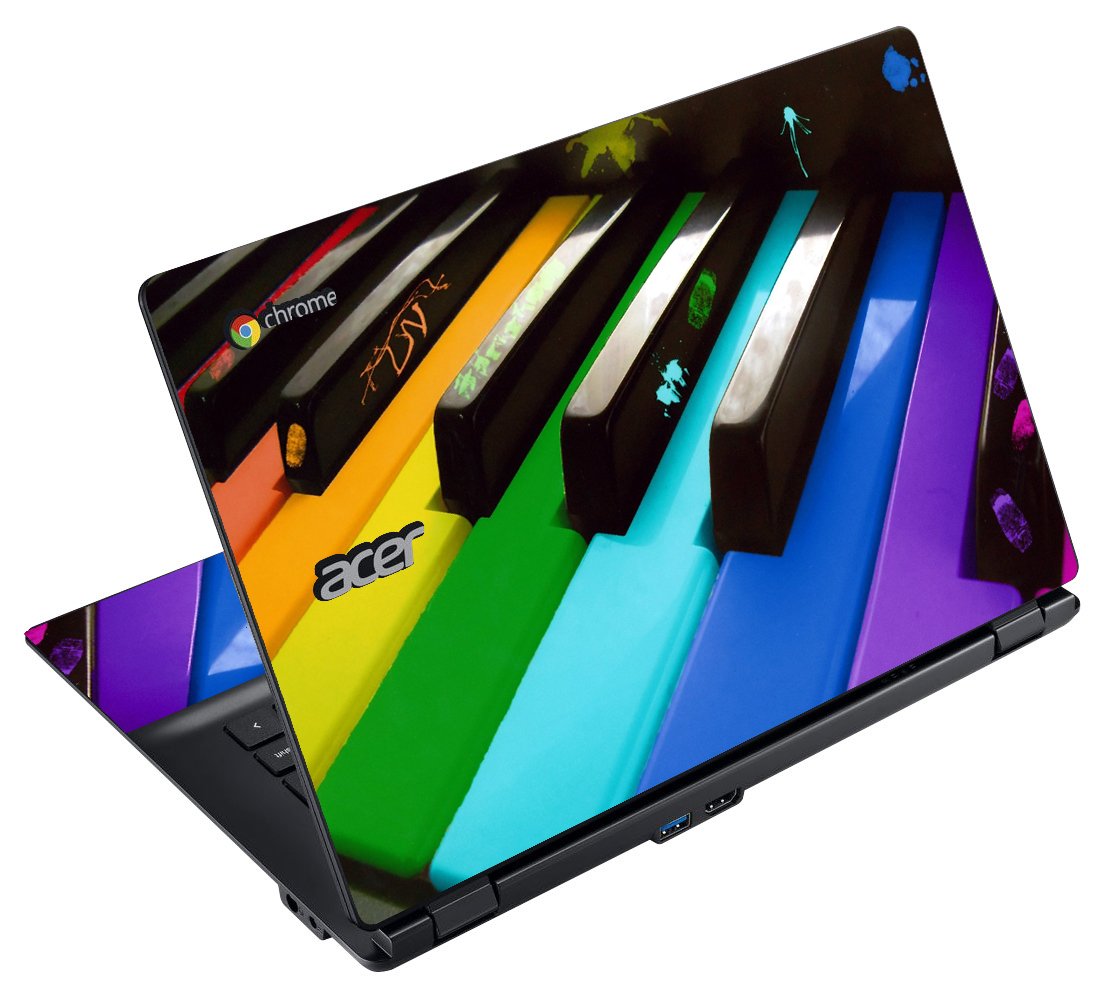 Acer Chromebook C810 COLORFUL PIANO Laptop Skin