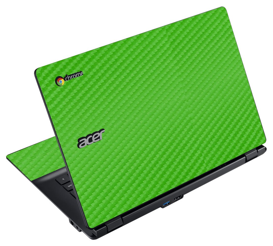 Acer Chromebook C810 GREEN CARBON FIBER Laptop Skin