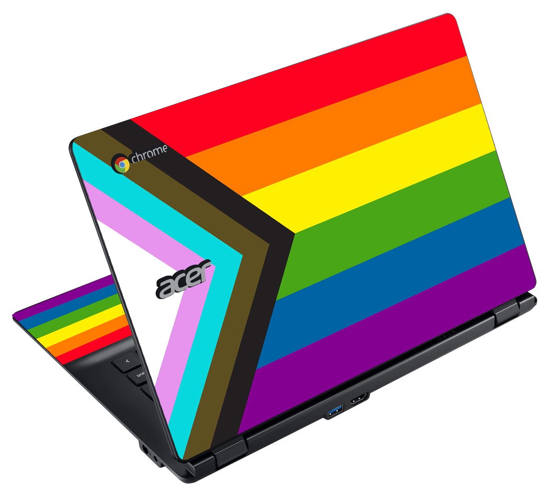 Acer Chromebook C810 PROGRESSIVE PRIDE FLAG Laptop Skin