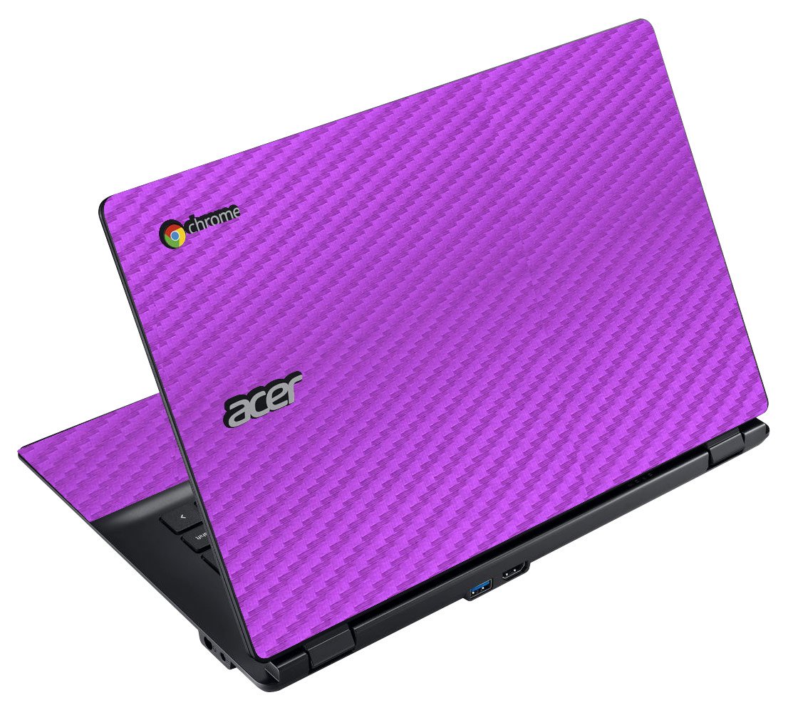 Acer Chromebook C810 PURPLE CARBON FIBER Laptop Skin