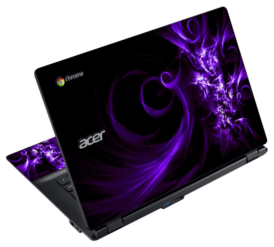Acer Chromebook C810 PURPLE SPIRAL Laptop Skin