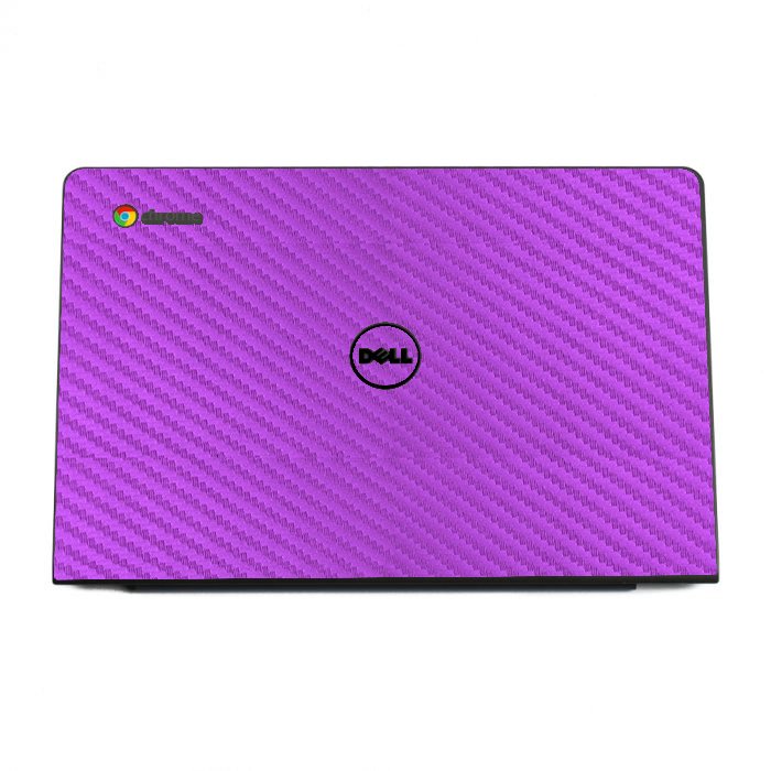 Dell Chromebook 11 CB1C13 PURPLE CARBON FIBER Laptop Skin