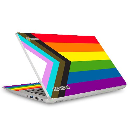 Toshiba Chromebook CB30-B3121 PROGRESSIVE PRIDE FLAG Laptop Skin