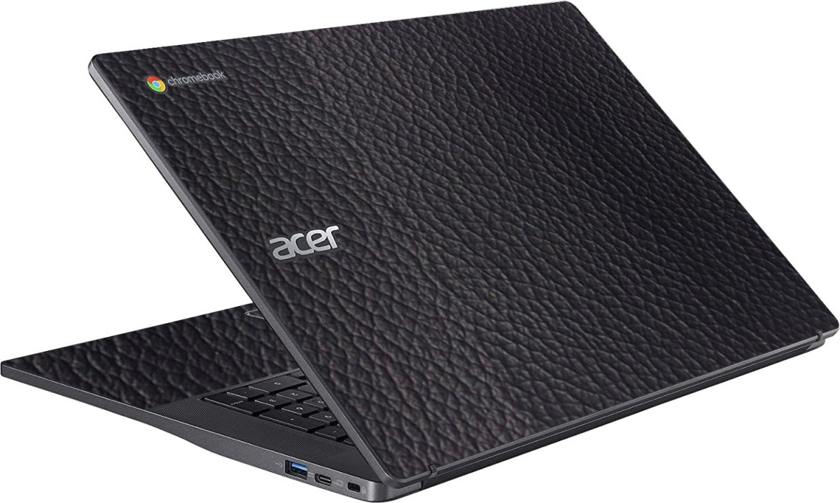 Acer Chromebook CB317-1H BLACK LEATHER Laptop Skin