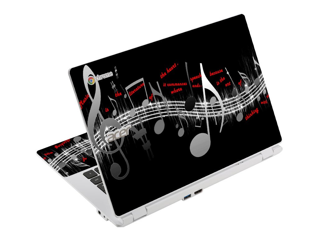 Acer Chromebook CB5-311 MUSIC NOTES Laptop Skin