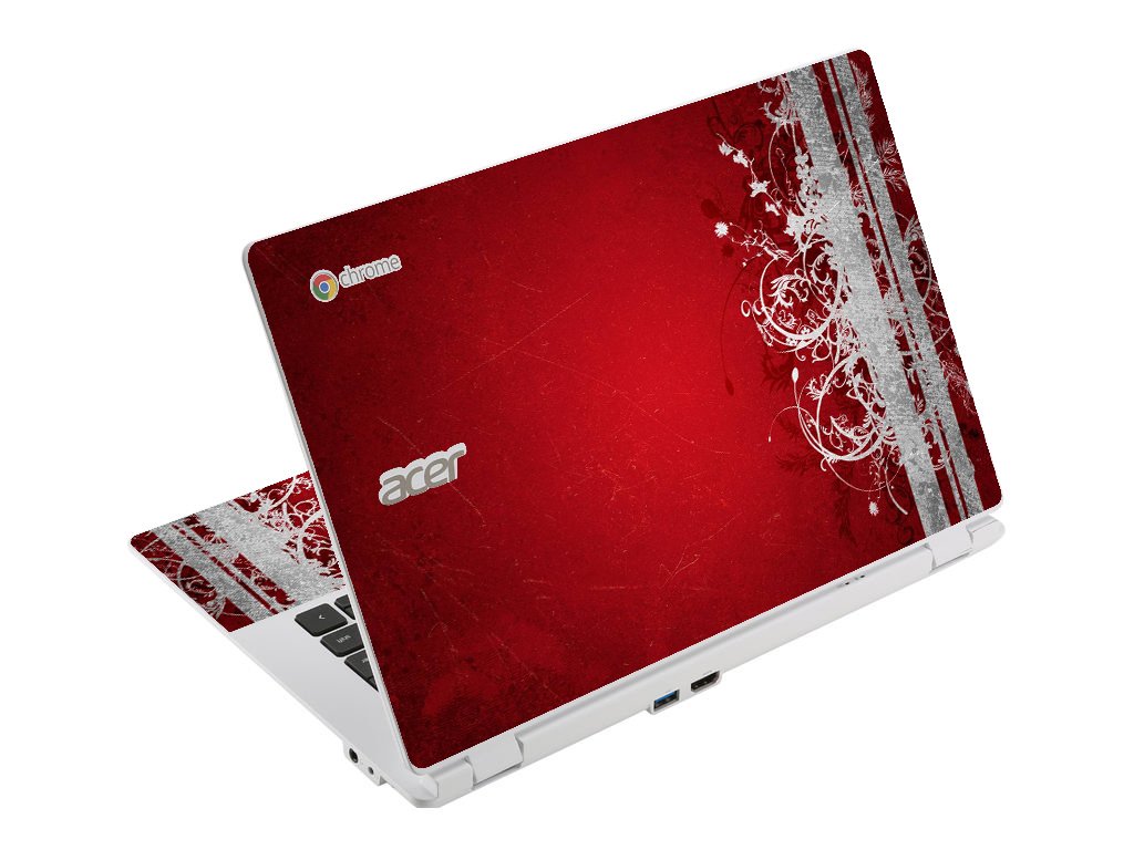 Acer Chromebook CB5-311 RED GRUNGE Laptop Skin