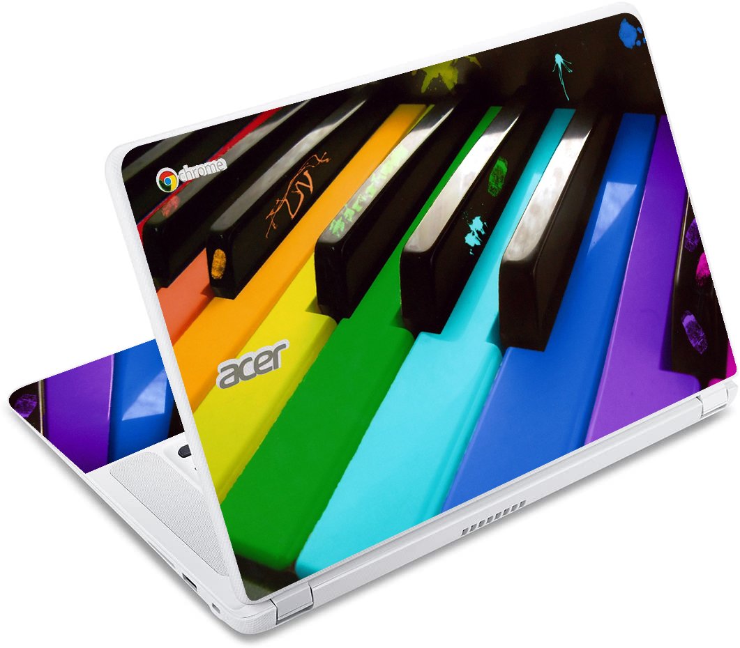 Acer Chromebook CB5-571 COLORFUL PIANO Laptop Skin