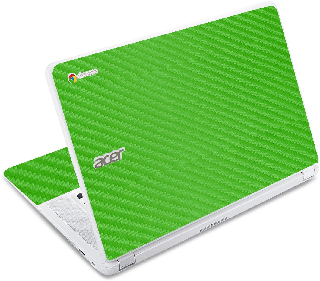 Acer Chromebook CB5-571 GREEN CARBON FIBER Laptop Skin