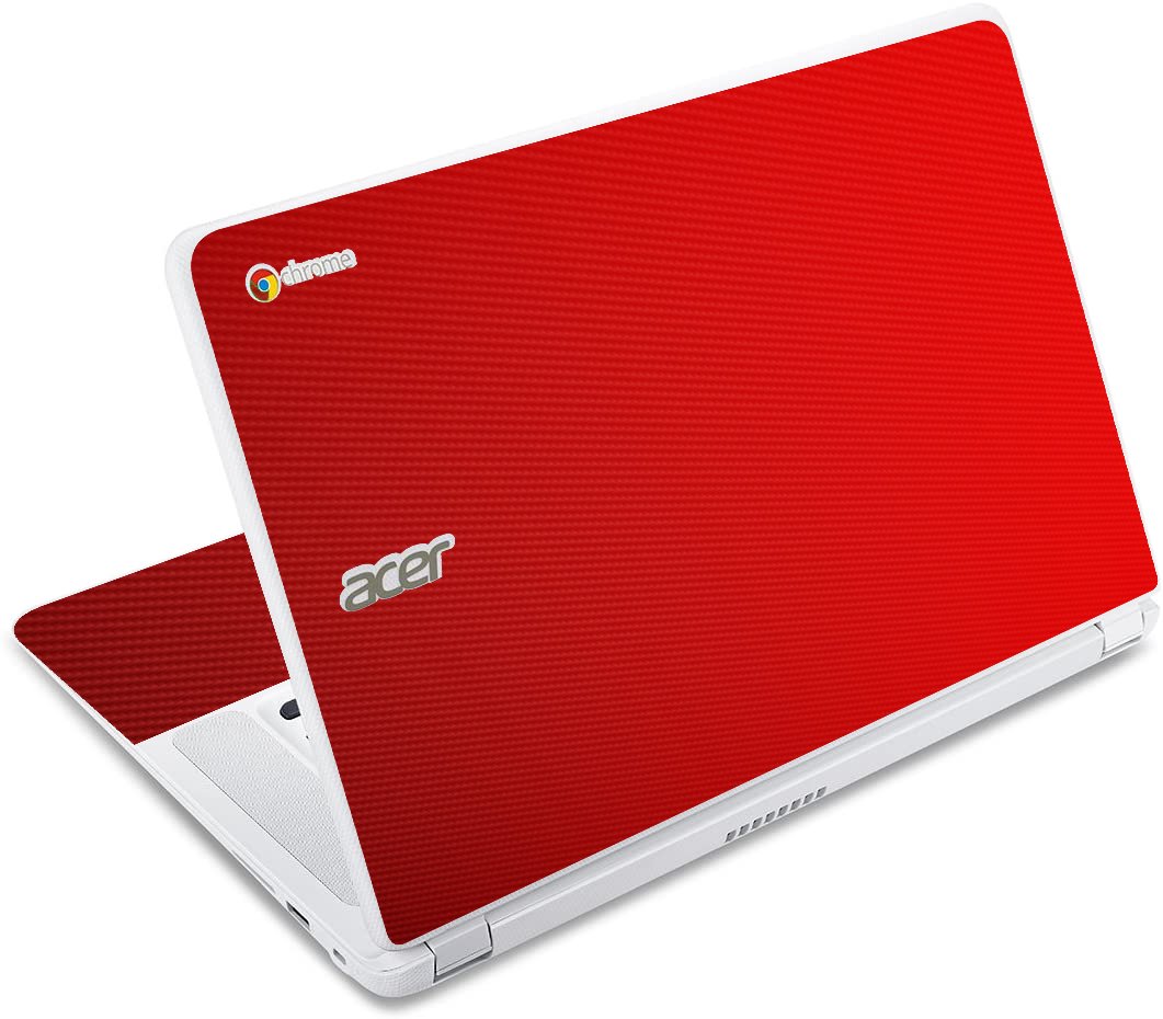 Acer Chromebook CB5-571 RED CARBON FIBER Laptop Skin