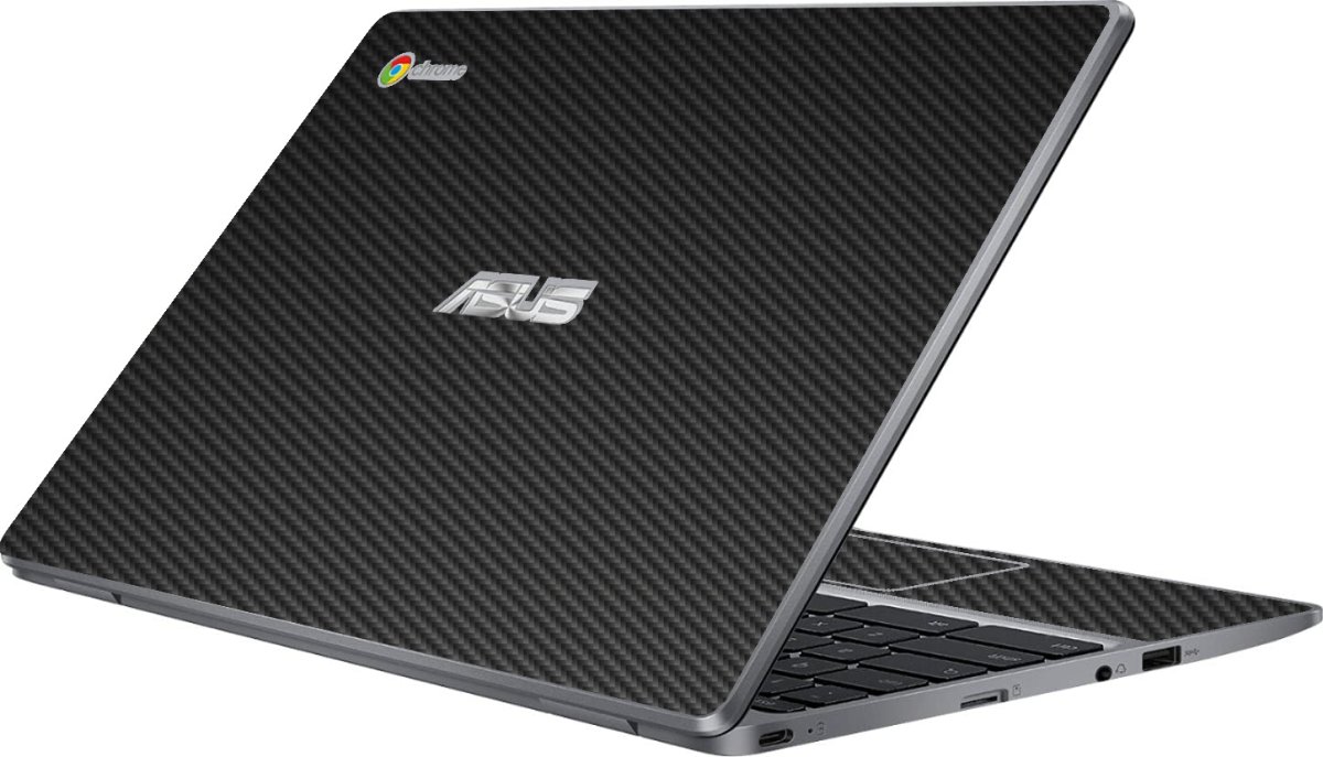 Asus Chromebook CX22N BLACK CARBON FIBER Laptop Skin