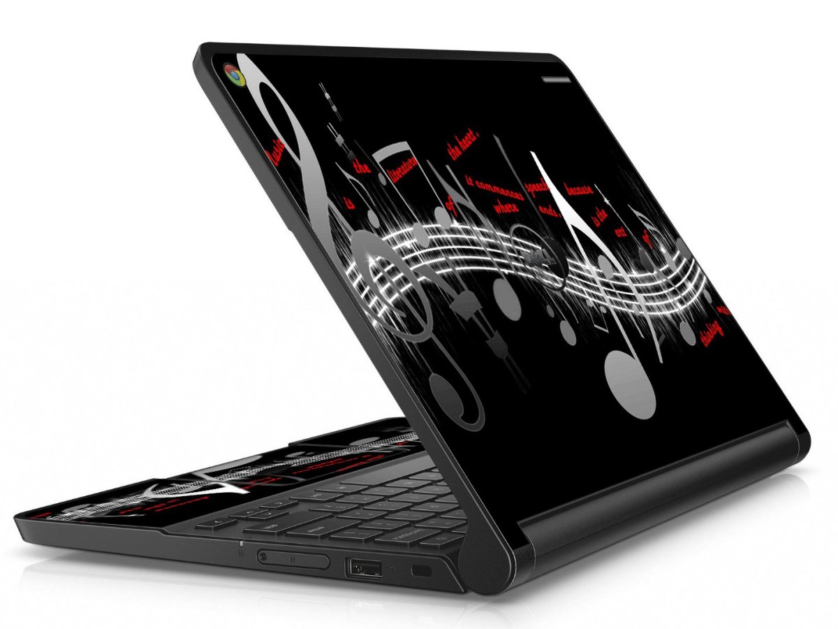 Dell Chromebook 11 3180 MUSIC NOTES Laptop Skin