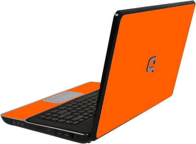 HP Compaq CQ60 ORANGE Laptop Skin
