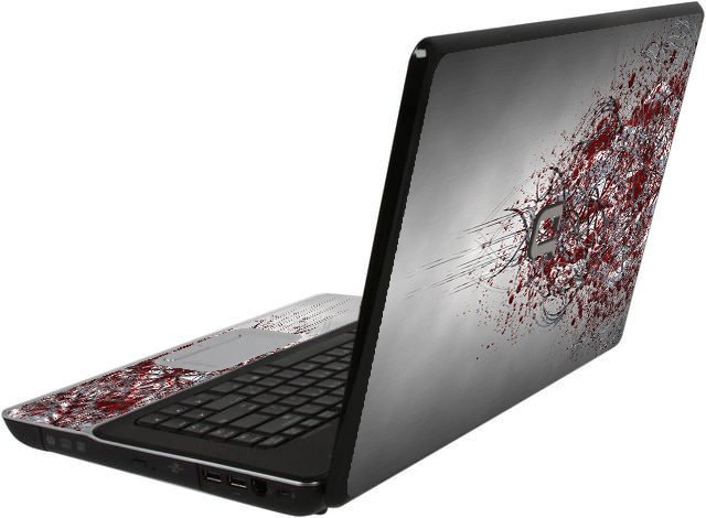 HP Compaq CQ60 TRIBAL GRUNGE Laptop Skin