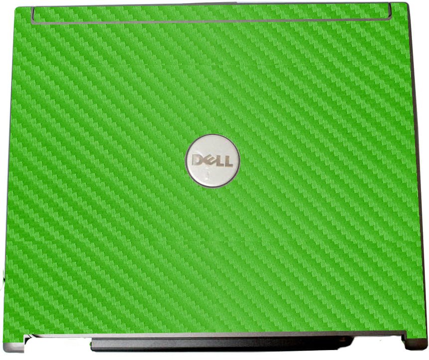 Dell Latitude D420 / D430 GREEN CARBON FIBER Laptop Skin