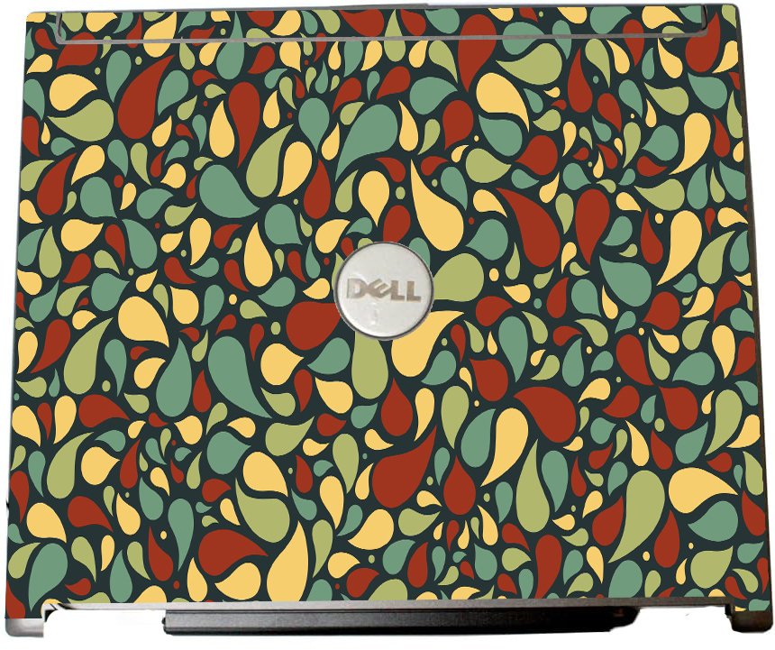 Dell Latitude D410 MOSAIC PETALS Laptop Skin