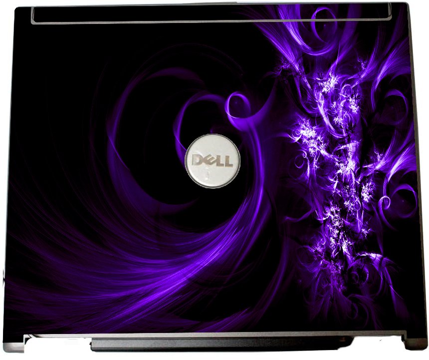 Dell Latitude D420 / D430 PURPLE SPIRAL Laptop Skin