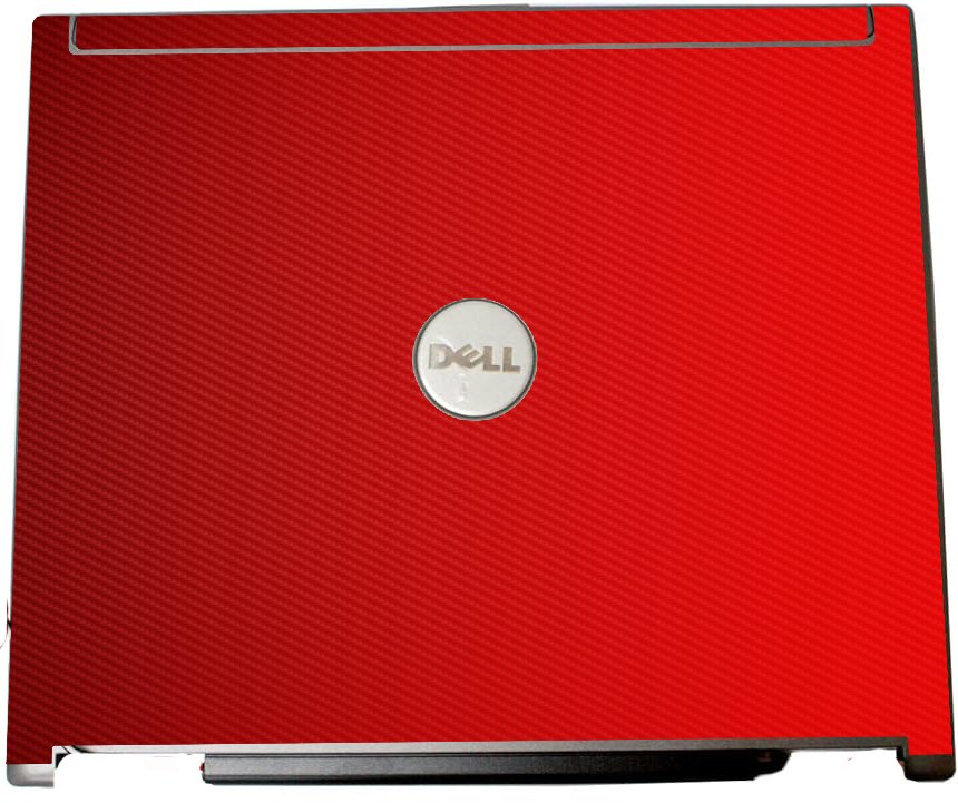 Dell Latitude D420 / D430 RED CARBON FIBER Laptop Skin