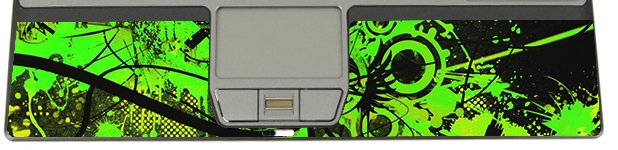 Dell Latitude D420 / D430 GRAFFITI GREEN Laptop Skin