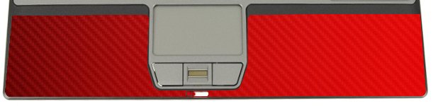 Dell Latitude D420 / D430 RED CARBON FIBER Laptop Skin