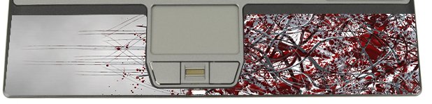 Dell Latitude D420 / D430 TRIBAL GRUNGE Laptop Skin