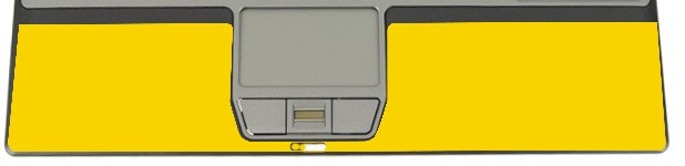 Dell Latitude D420 / D430 YELLOW Laptop Skin