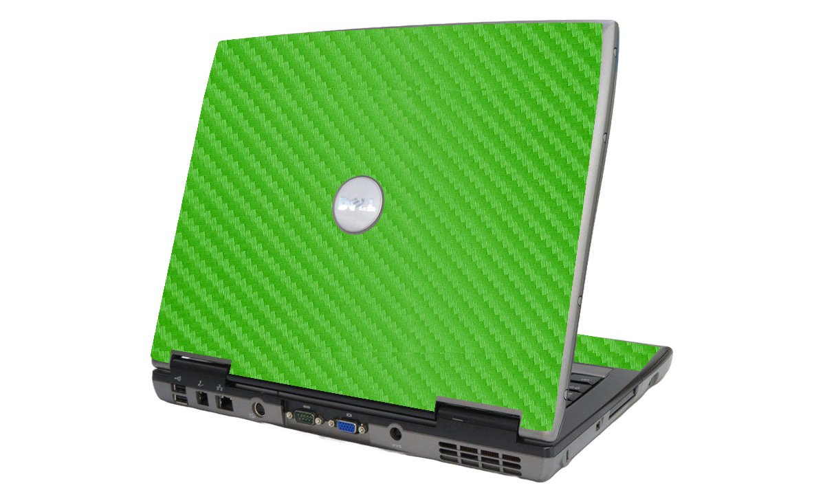 Dell Latitude D520 / D530 GREEN CARBON FIBER Laptop Skin