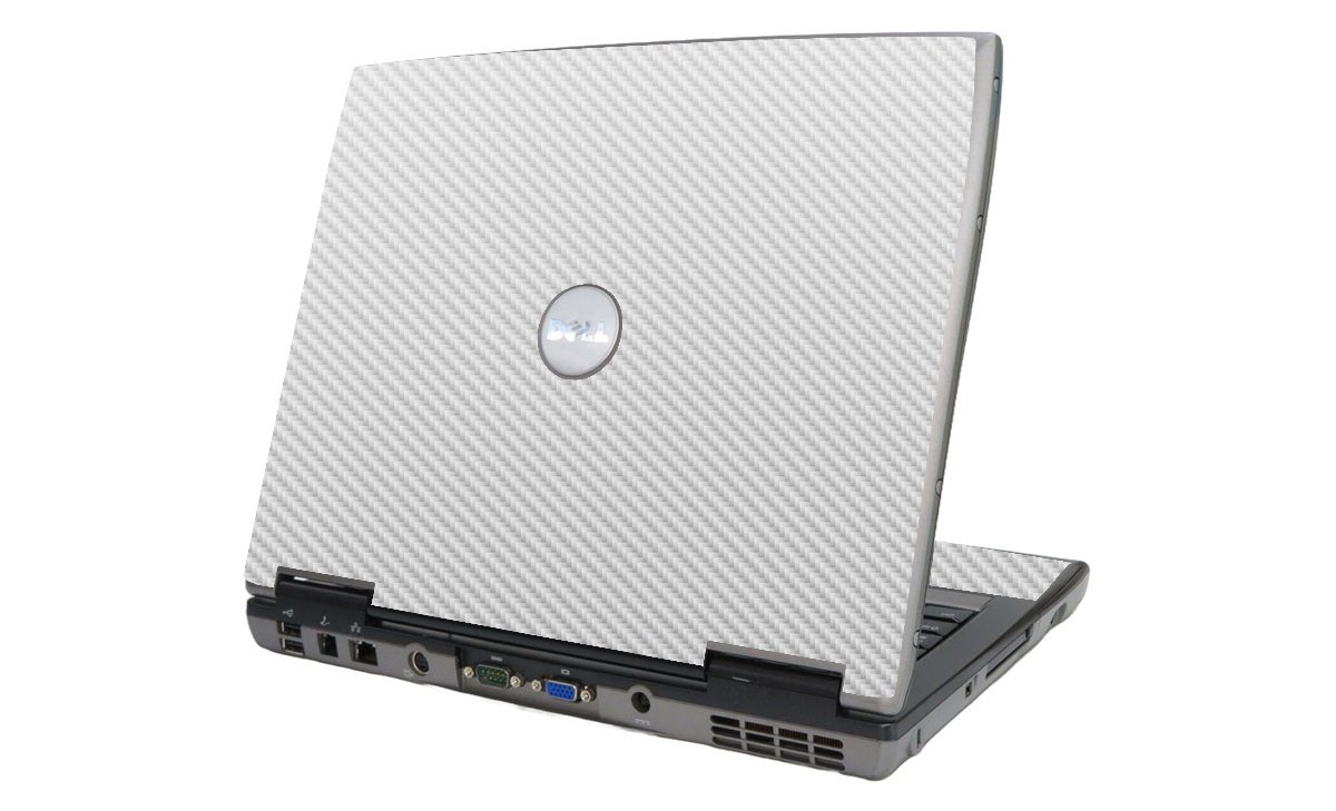 Dell Latitude D505 WHITE CARBON FIBER Laptop Skin