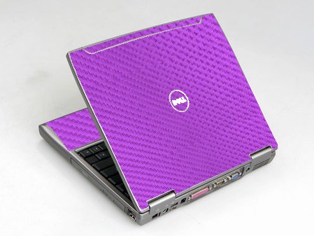 Dell Latitude D610 PURPLE CARBON FIBER Laptop Skin