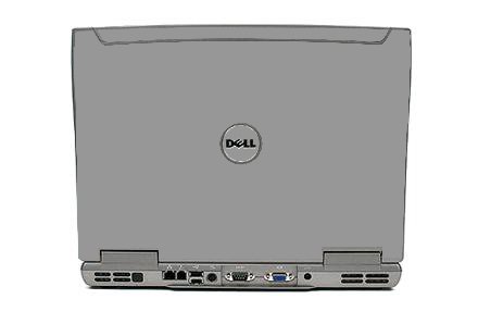 Dell Latitude D810 GRAY SILVER Laptop Skin