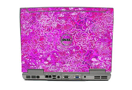 Dell Latitude D810 OCEAN BOTTOM FLOWERS Laptop Skin