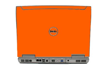 Dell Latitude D810 ORANGE Laptop Skin