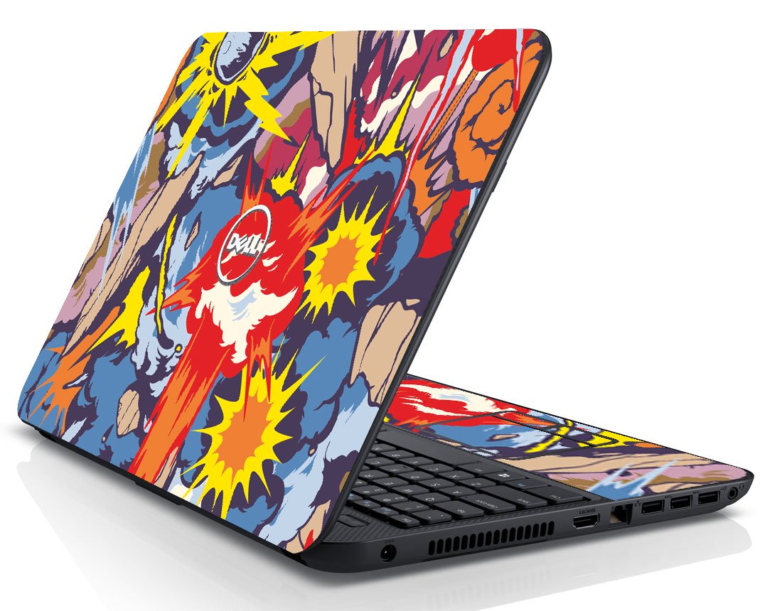 Dell Inspiron 15 3537 COMIC EXPLOSIONS Laptop Skin