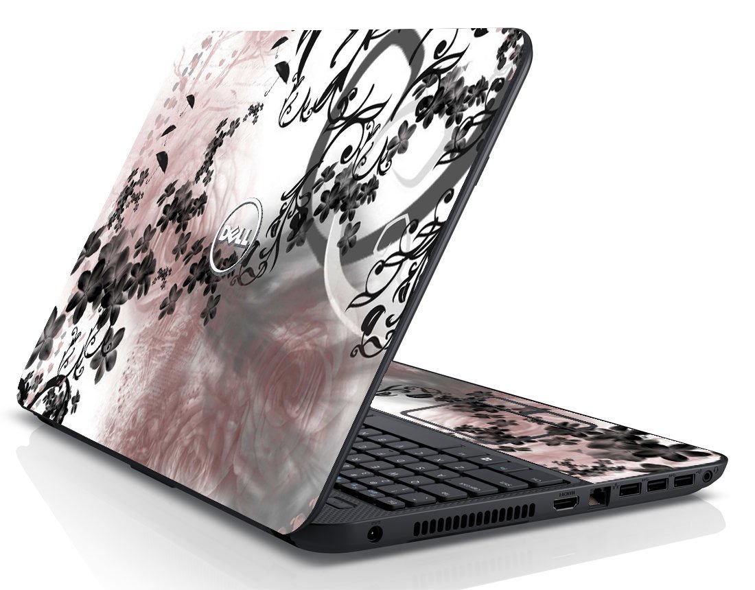Dell Inspiron 15 3537 FLOWERS AND UMBRELLAS Laptop Skin