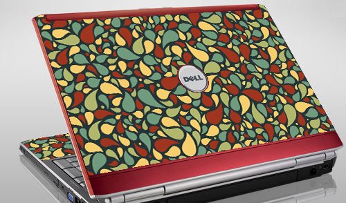 Dell Inspiron 1720 1721  MOSAIC PETALS Laptop Skin