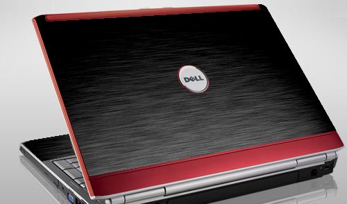 Dell Inspiron 1720 1721  MTS BLACK Laptop Skin