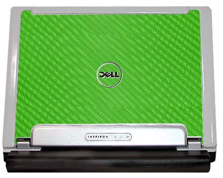 Dell Inspiron 700M/ 710M  GREEN CARBON FIBER Laptop Skin