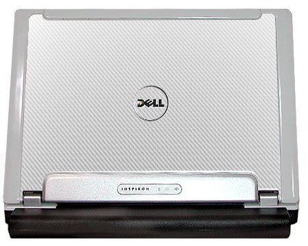 Dell Inspiron 700M/ 710M  WHITE CARBON FIBER Laptop Skin